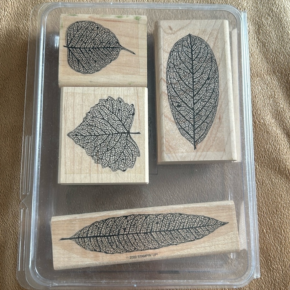 Stampin' Up! 2000 Autumn Stamp Set of 4 Stamps